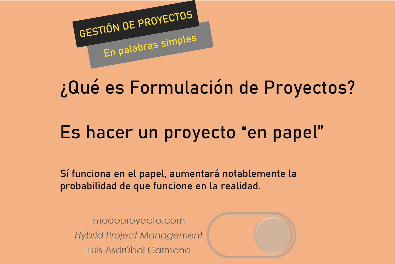 Qu Es Formulaci N De Proyectos Modo Proyecto